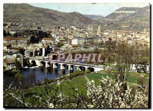 Postcard Modern Capital Millau Causses General view at the forefront Lerouge ...