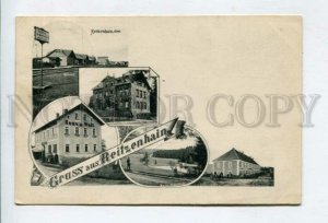 426479 GERMANY Gruss aus Reitzenhain Railway station Vintage collage RPPC