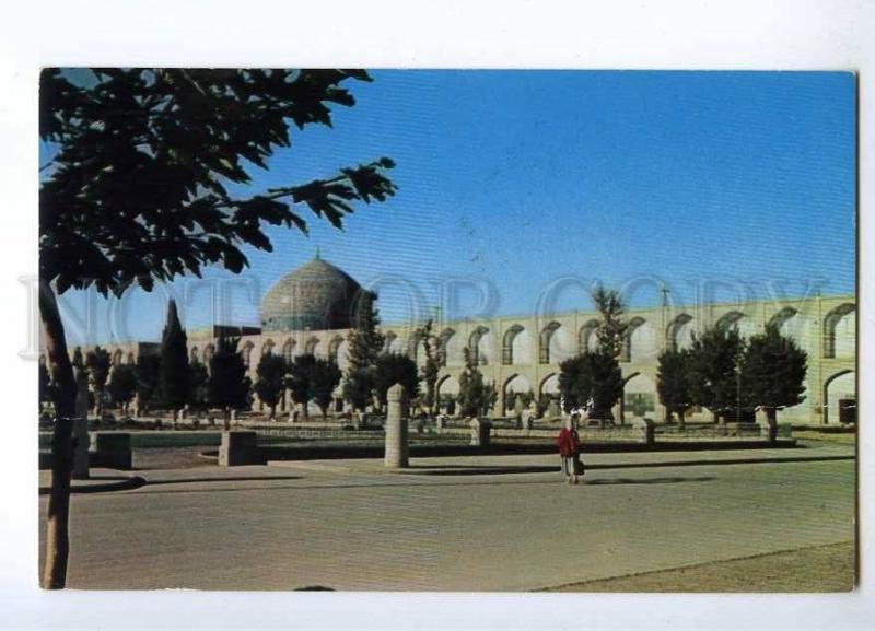 193042 IRAN ISFAHAN OLD AIRMAIL RPPC w/ stamps 1958 Pahlewi 