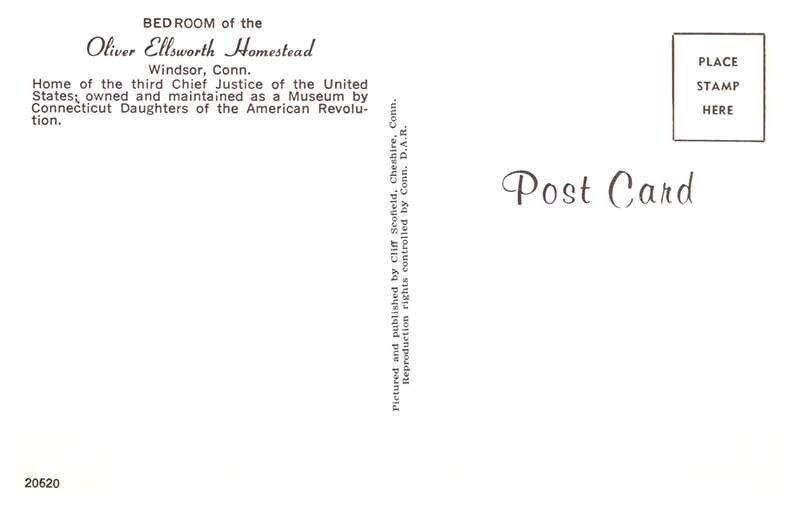 Postcard HOUSE SCENE Windsor Connecticut CT AT0170