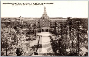 Hartford CT-Connecticut, Aetna Life Insurance Company Office Building Postcard