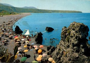 Italy Praia A Mare The Beac and Cliffs At Fiuzzi 1979