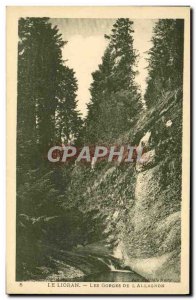 Old Postcard Le Lioran Gorges From & # 39Allagnon