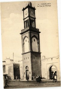 CPA AK MAROC CASABLANCA - La Tour de l'Horloge (190075)