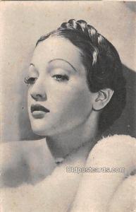 Dorothy Lamour Movie Star Actor Actress Film Star Unused yellowing on back fr...