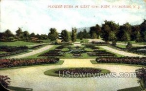 Flower Beds In West Side Park in Paterson, New Jersey