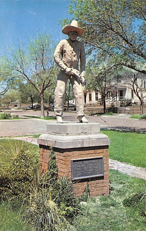 Famous cowboy statue Dodge City Kansas  