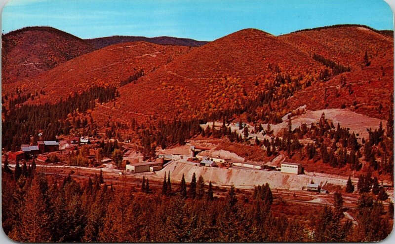 Lucky Friday Mine Mullan Idaho ID Postcard VTG UNP Dexter Vintage Unused  