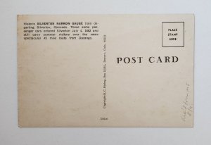 Train Silverton Narrow Gauge Silverton CO Postcard