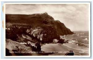 c1930's Cape Point Cape Of Good Hope Lighthouse Africa RPPC Photo Postcard