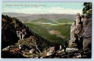 Victoria BC Canada Postcard Eurobin Valley From Mount Buffalo c1910 Antique