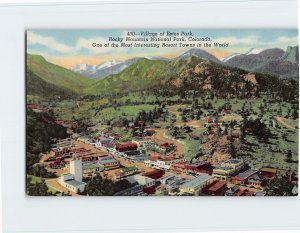 Postcard Village of Estes Park, Rocky Mountain National Park, Estes Park, CO