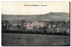 Old Postcard Chateau De Mesnieres Panorama