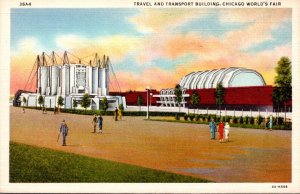 Chicago World's Fair 1933 The Travel and Transport Building Curteich