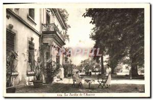 Old Postcard The garden of & # 39amitie