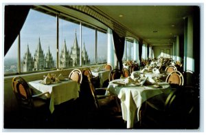 c1950s The Hotel Utah Sky Room, Dining Room, Salt Lake City UT Postcard