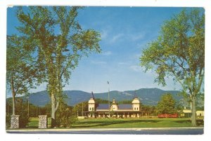 NH - North Conway. RR Station across Schouler Park, Center of Town ca 1950's