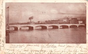 Vintage Postcard 1903 Melan Arch Bridge Waterloo Iowa IA