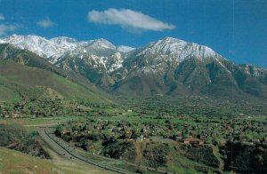 USA Wasatch Mountains Utah Vintage Postcard BS.09