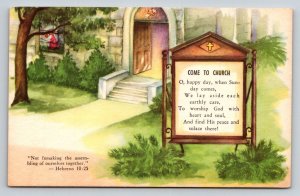 1957  Port Alleghany   Pennsylvania Sunday School   Postcard