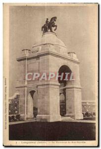 Postcard Old Longueval (Somme) The Delville Bowls Monument