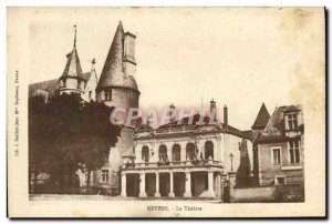 Old Postcard The Theater Nevers