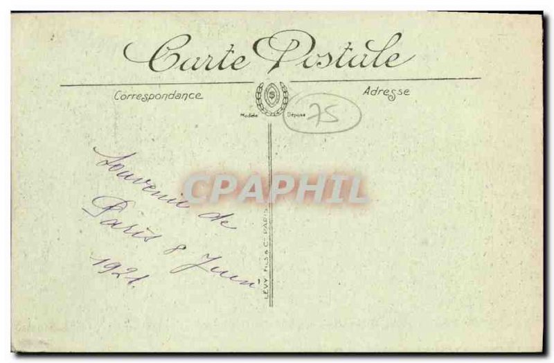 Old Postcard Remembrance Sacre Coeur of Montmartre Bell Flag