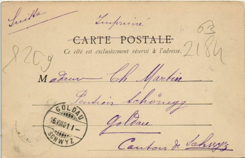 CPA THIERS Pont et Chapelle (805838)