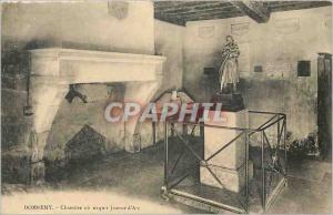 Old Postcard Domremy Room Naquet or Joan of Arc