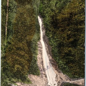 c1900s Lydford, Tavistock, Okehampton, England Waterfall Color Postcard A81