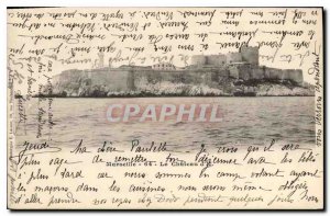 Old Postcard the castle of If Marseille