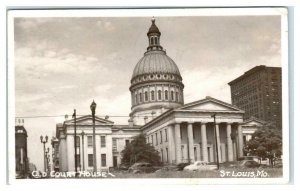 RPPC  ST. LOUIS, Missouri MO ~ OLD COURT HOUSE 1950 Real Photo Postcard