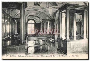 Old Postcard Rueil Malmaison Chateau of the Library and the Office of the Emp...