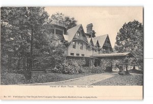 Hartford Connecticut CT Postcard 1901-1907 Home of Mark Twain