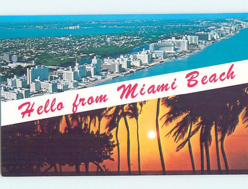 Unused Pre-1980 HOTELS ALONG BEACH Miami Beach Florida FL B0270