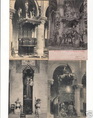 CHURCH CHAIRS FRANCE 300 Vintage Postcards pre- 1940 (L4160)