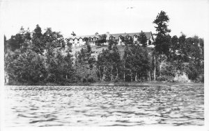 J37/ Atlanta Michigan RPPC Postcard c1940s Canada Creek Ranch Lake 48