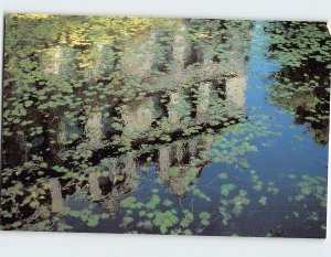 Postcard Gothic Reflection: Botany Pond, University of Chicago, Illinois