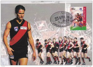 Rigby : Stamp & Postcard , Essendon - The Bombers Team , Australia , PU-1996