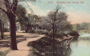 Riverview Park - Omaha, Nebraska 1915 Postcard