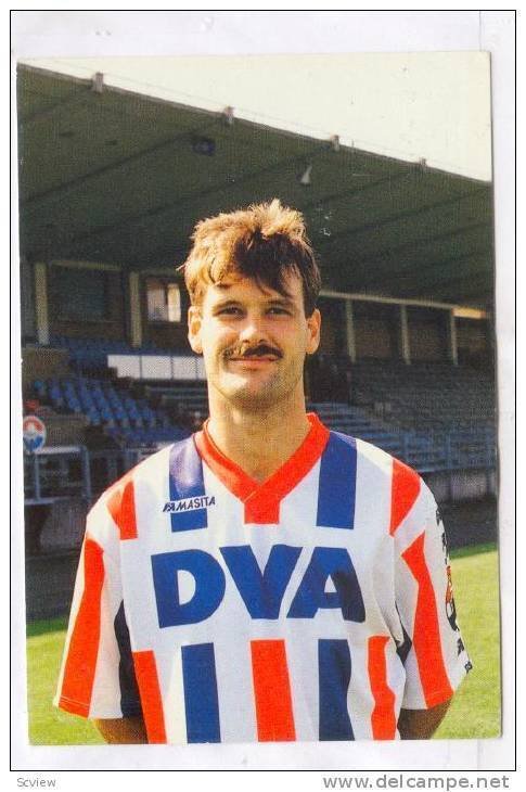 Soccer Player Peter van de Ven, DVA team, 80-90s