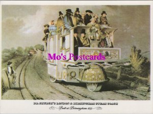 Transport Postcard - Dr Church's London & Birmingham Steam Coach  RR20354