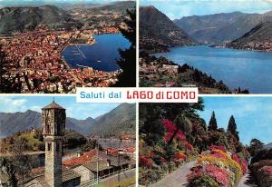 BG17639 saluti dal lago di como  italy