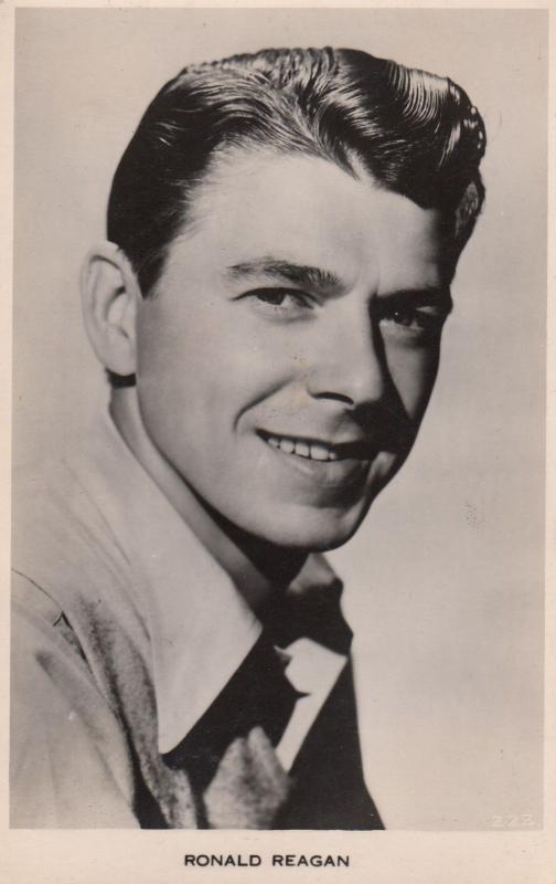 Ronald Reagan Vintage Picturegoer Photo Postcard