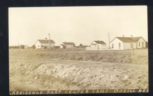 RPPC ONEILL NEBRASKA RESIDENCE FARM CENTER CAMP REAL PHOTO POSTCARD