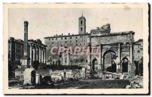 Old Postcard Roma di Settimio Severo Arco