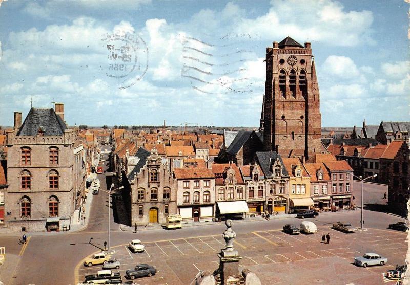 BR27750 Veurne ooskant der grote markt belgium