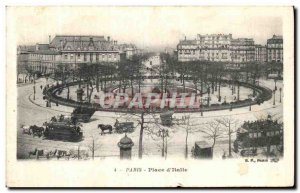 Old Postcard Paris Place d Italie