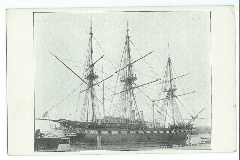 Postcard Unposted U.S.S. Constitution Vintage VPC7.