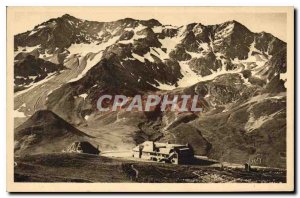 Old Postcard The Alps Lautaret Chalet PLM and Massif Combeynot